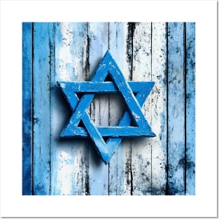 Shabby Chic Star of David Posters and Art